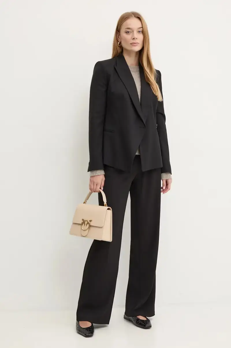 maglione in misto lana donna colore grigio Beige miniatura 2