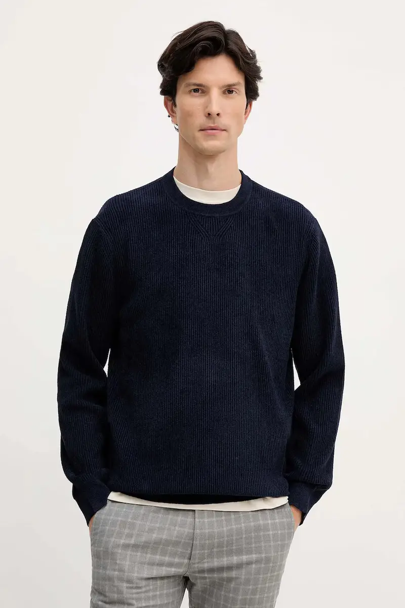 maglione uomo colore blu navy 50549989