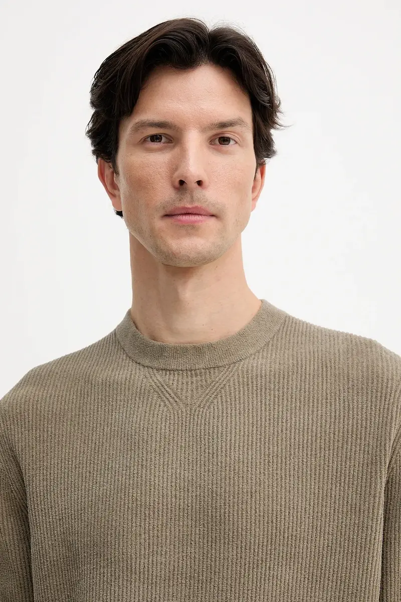 maglione uomo colore verde 50549989 miniatura 4