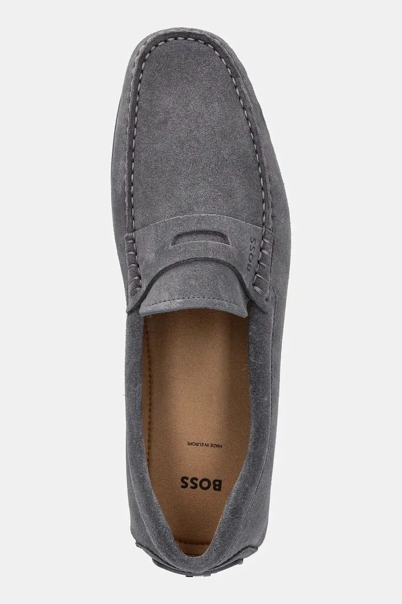 Boss Mocassini Uomo Grigio 2982861 miniatura 4