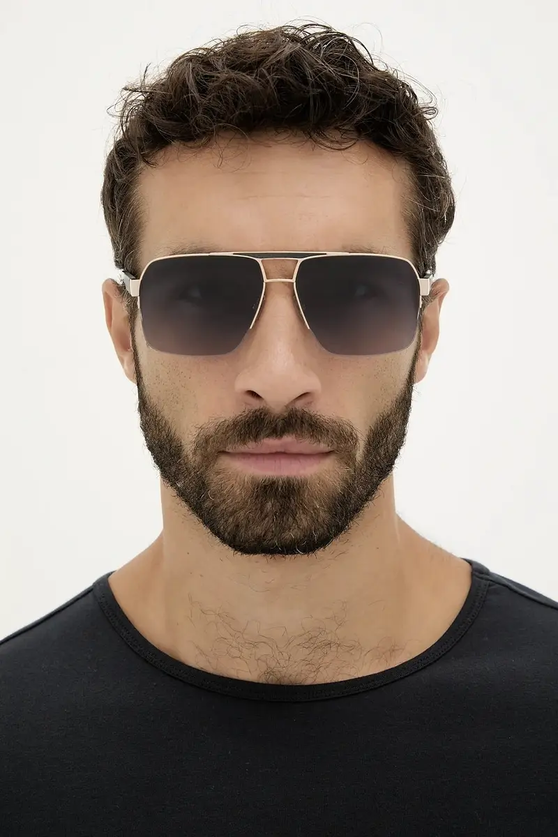 Boss Occhiali da sole Uomo Oro 3276222 miniatura 5