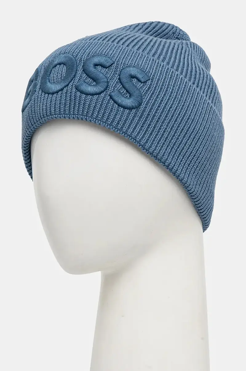 berretto in lana colore blu 50522449 miniatura 2