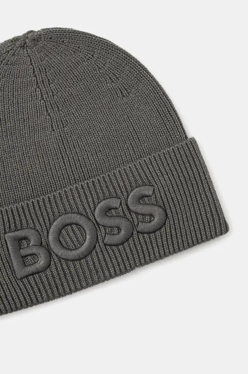 berretto in lana colore grigio 50522449 miniatura 3