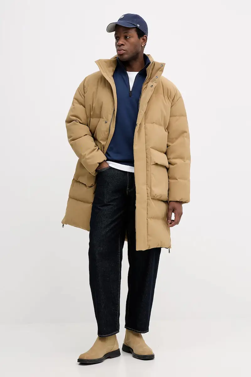 BOSS felpa in cotone CASUAL Zetrust Blu miniatura 2