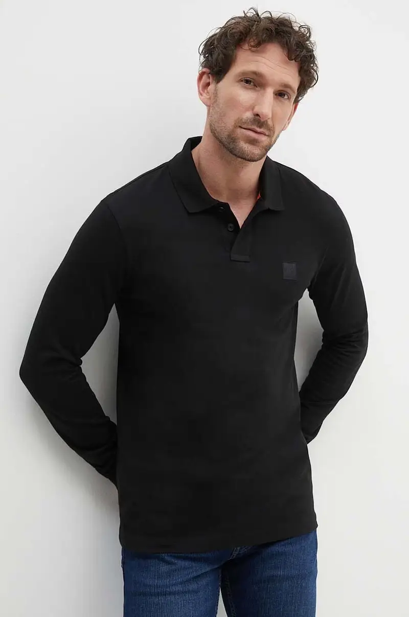 camicia a maniche lunghe uomo colore nero 50507704