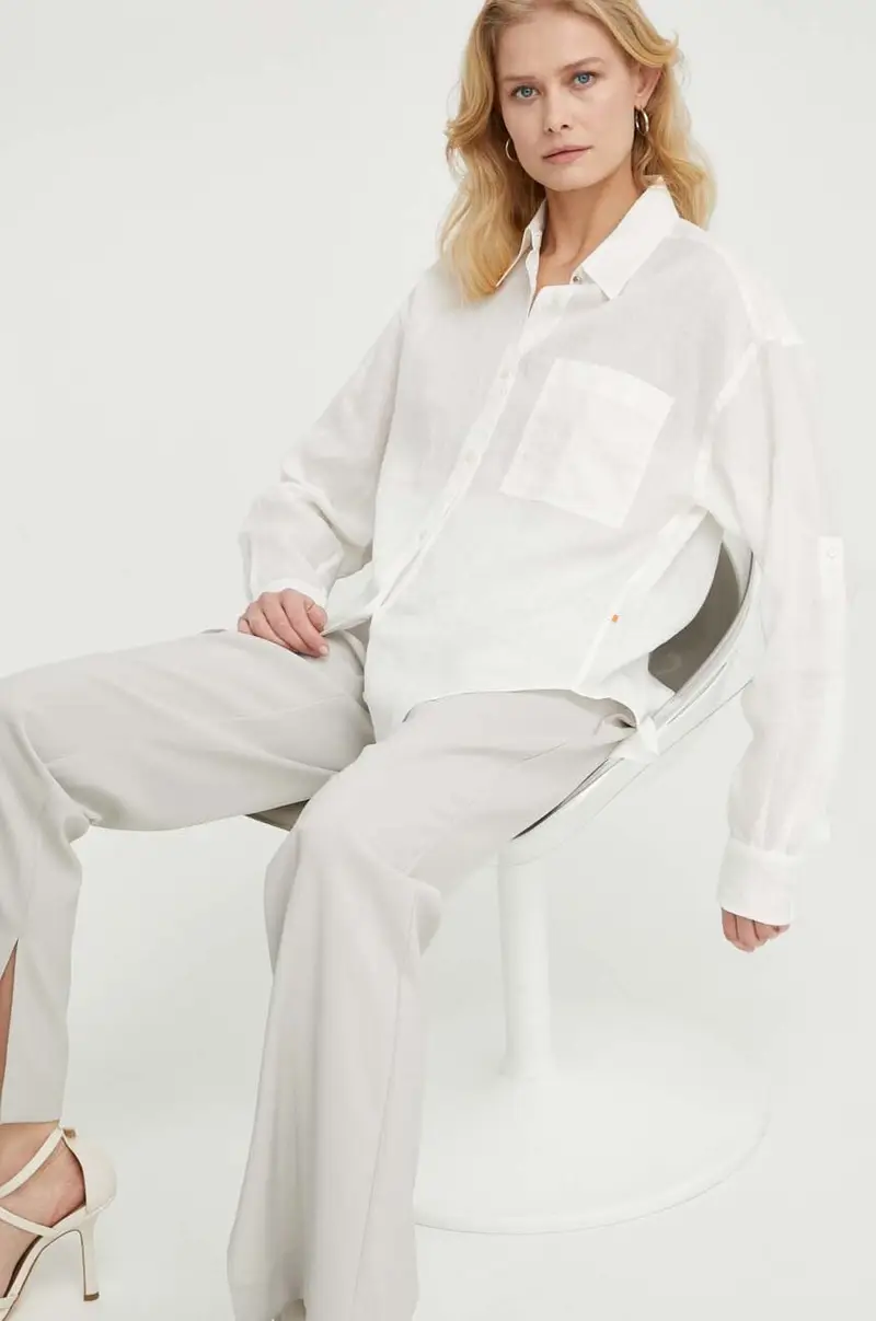 camicia donna colore beige