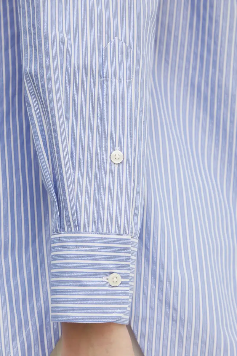 camicia donna colore blu 50531052 miniatura 5