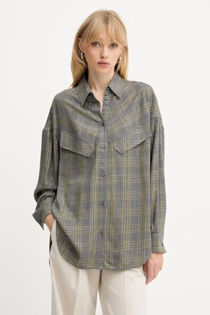 camicia donna colore grigio 50548656