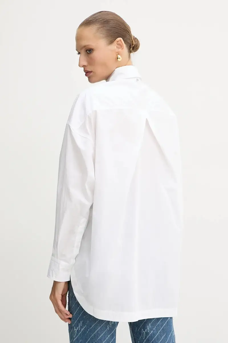 camicia in cotone donna colore bianco 50543546 miniatura 3