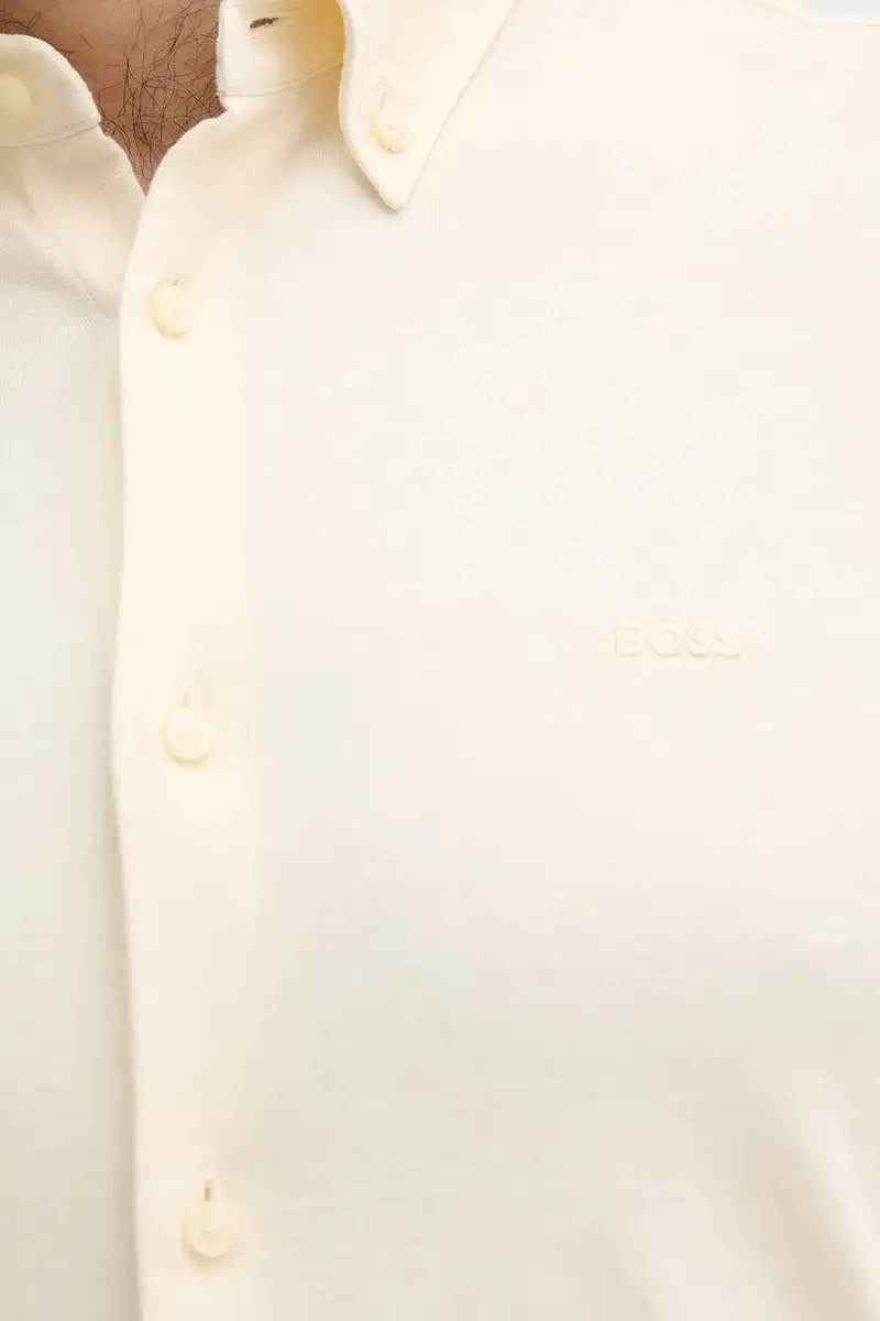 camicia in cotone uomo colore beige 50543089 miniatura 5