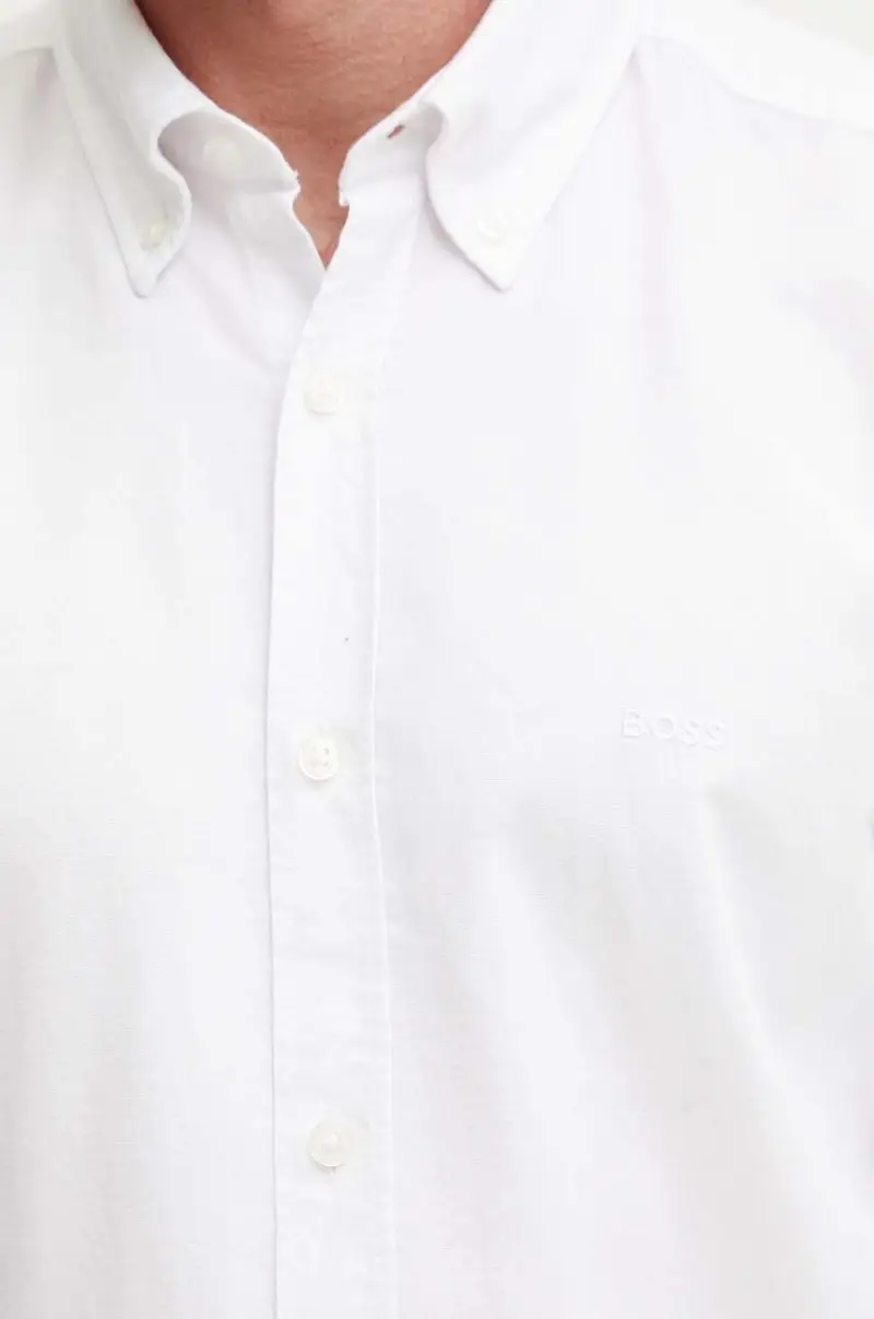 camicia in cotone uomo colore bianco 50519707 miniatura 2