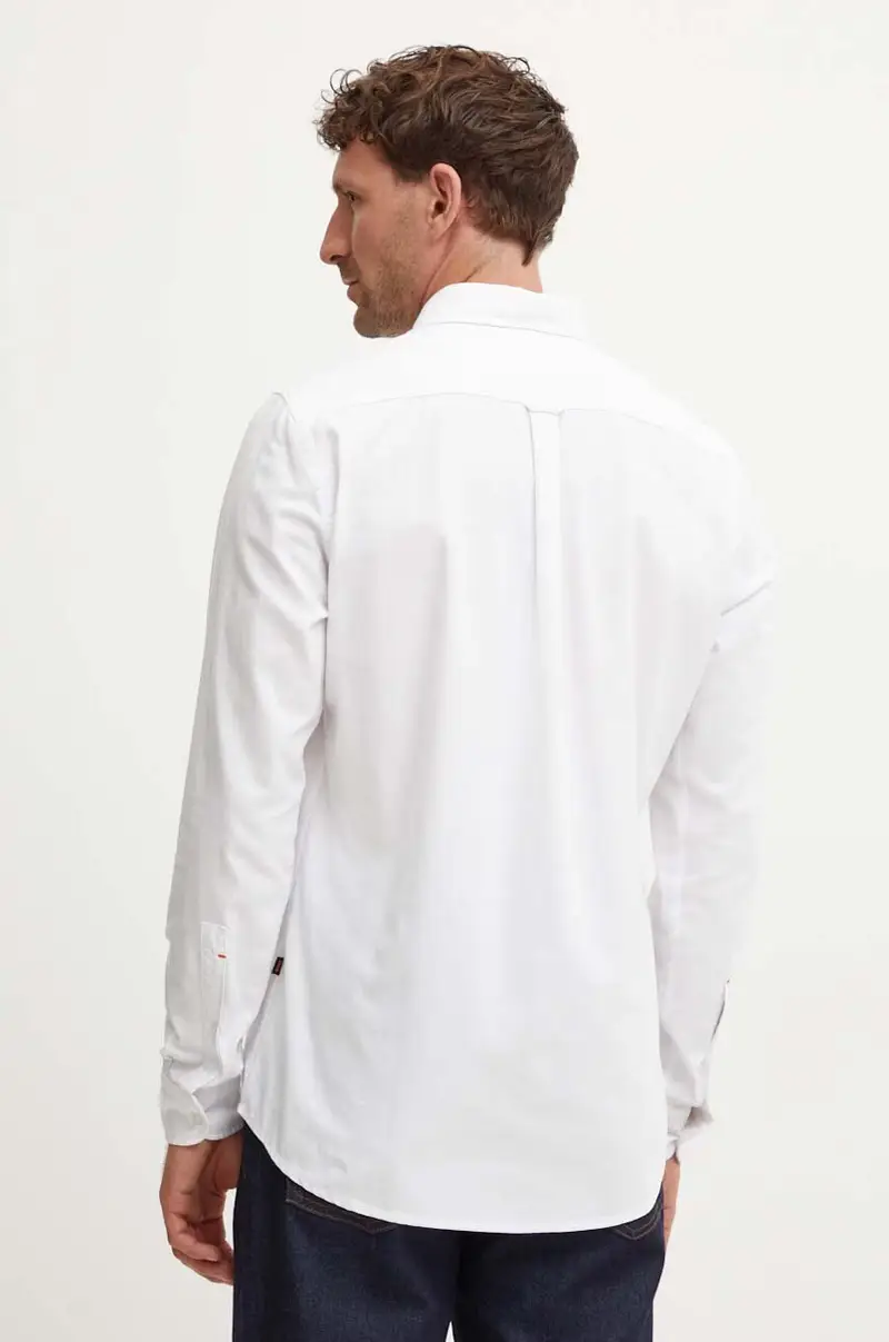 camicia in cotone uomo colore bianco 50519707 miniatura 4