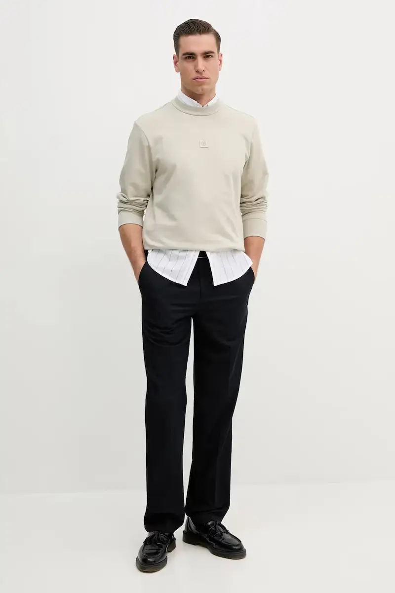 camicia in cotone uomo colore bianco 50537372 miniatura 2