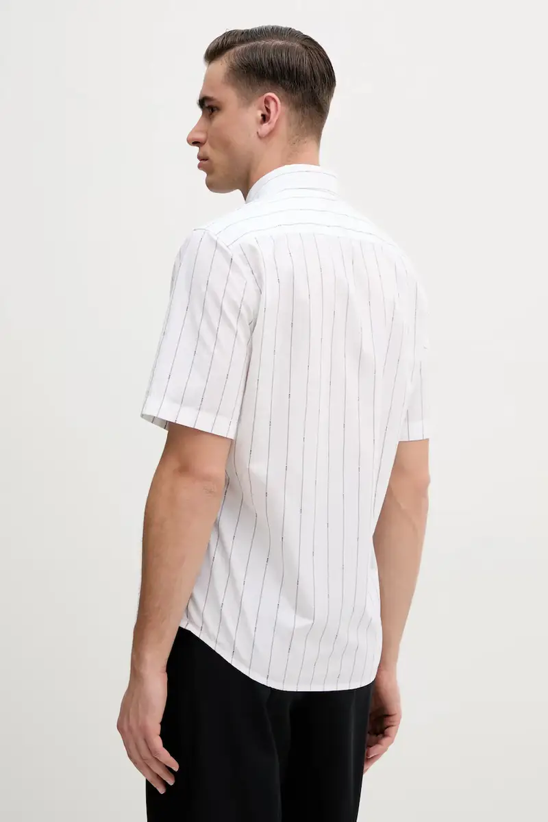 camicia in cotone uomo colore bianco 50537372 miniatura 3