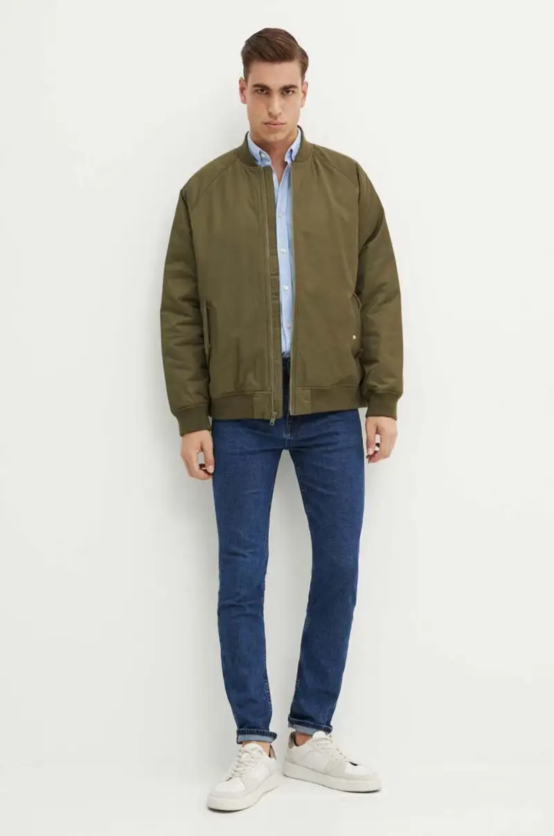 camicia in cotone uomo colore blu 50519707 miniatura 3