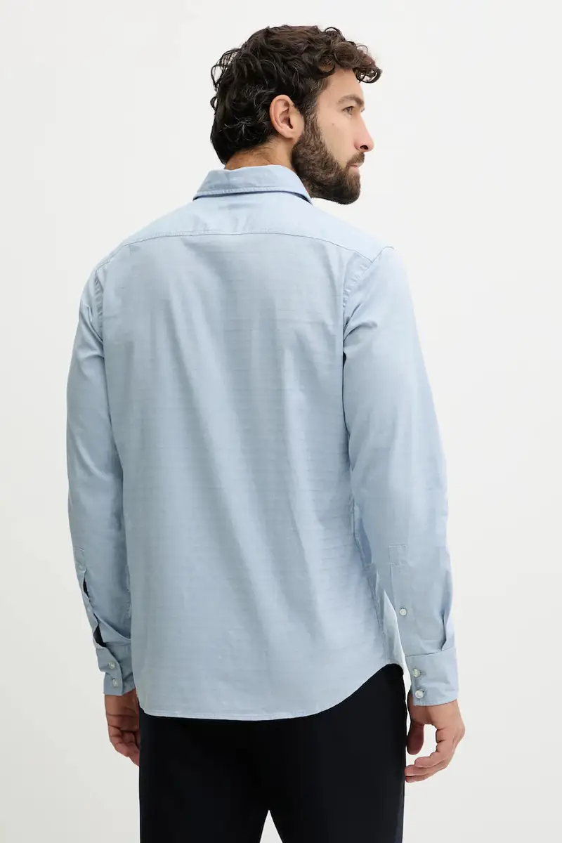 camicia uomo colore blu 50548959 miniatura 2