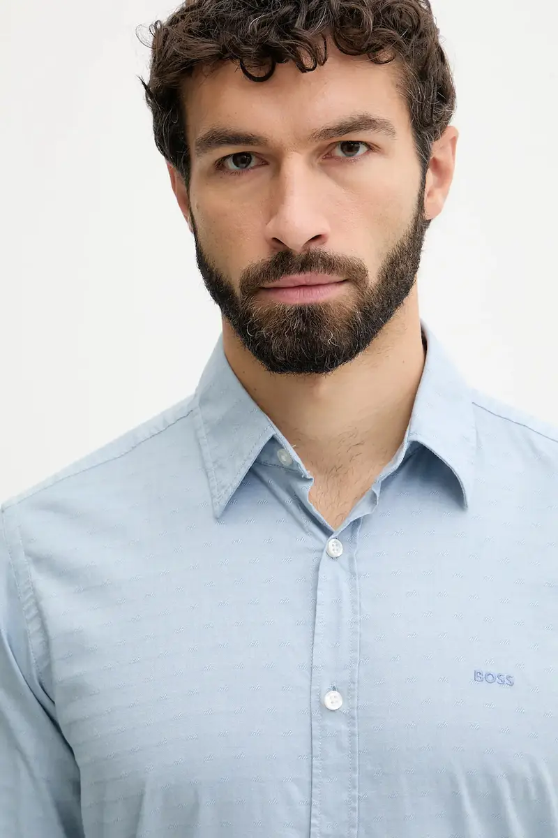 camicia uomo colore blu 50548959 miniatura 3