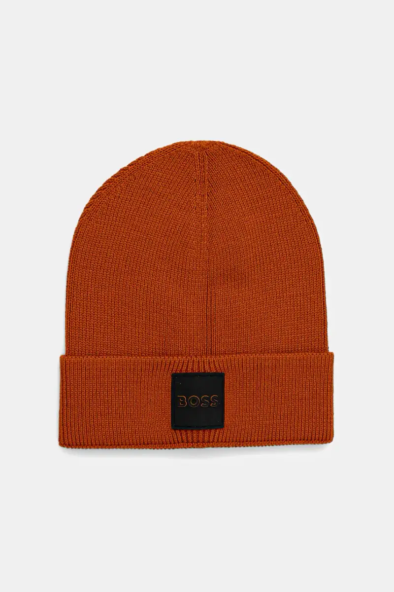 cappello in lana colore arancione 50546155