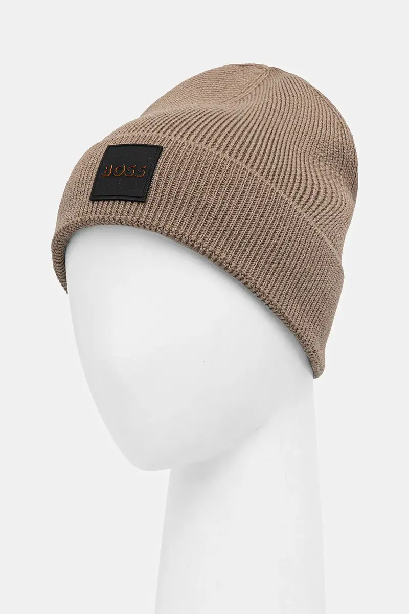 cappello in lana colore verde 50546155 Marrone miniatura 2