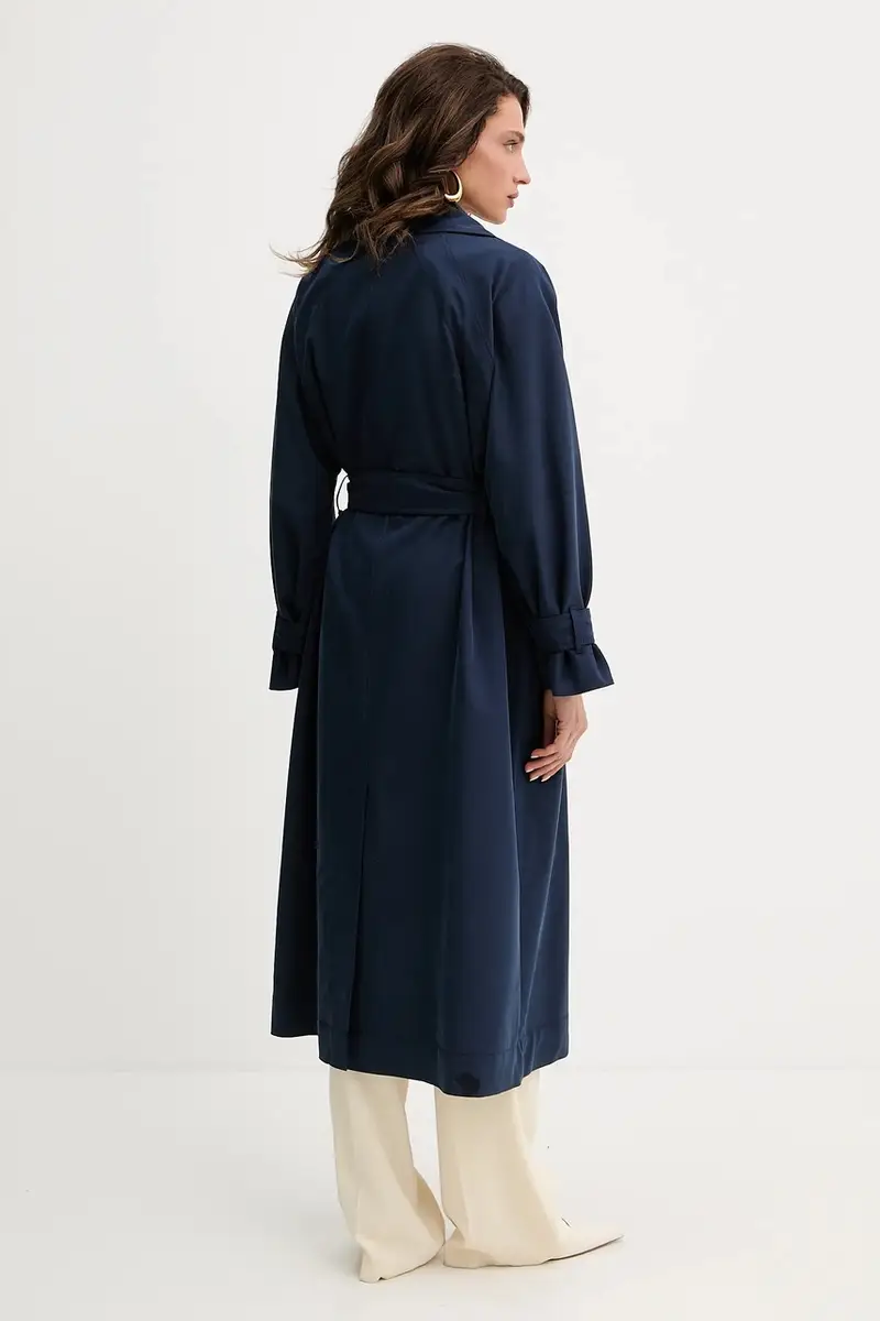 cappotto donna colore blu navy 50543216 miniatura 3