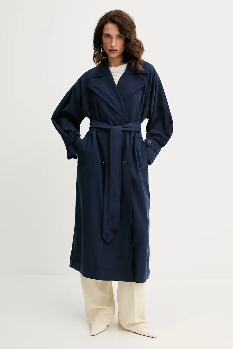cappotto donna colore blu navy 50543216