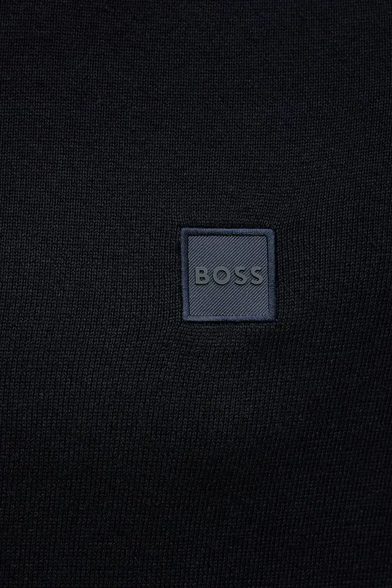 Boss Orange Cardigan Blu 4148296 miniatura 5