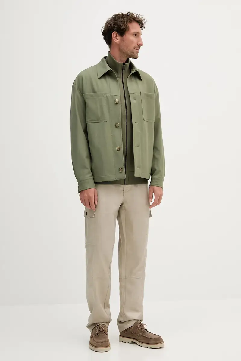 Boss Orange Cardigan Uomo Verde 3427769 miniatura 2