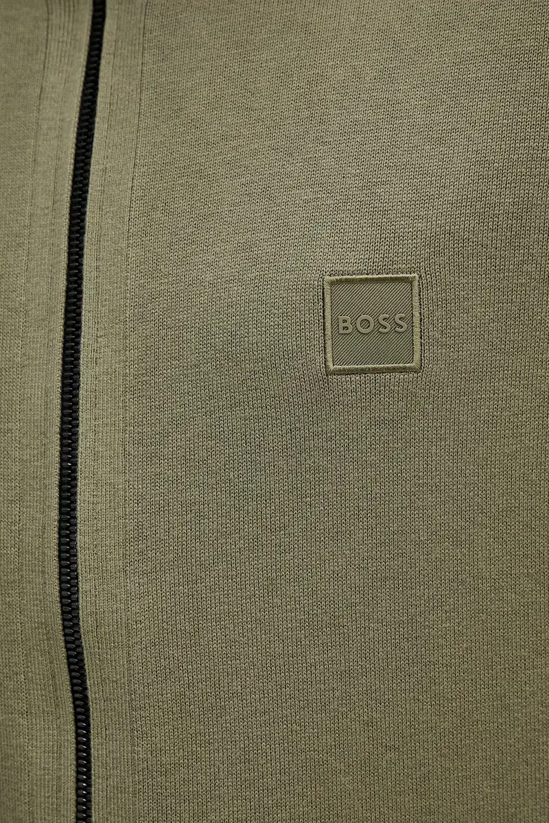 Boss Orange Cardigan Uomo Verde 3427769 miniatura 5