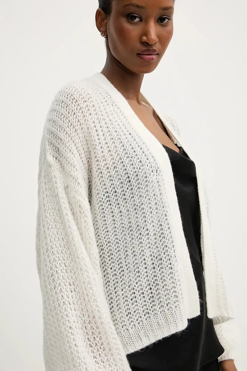 Boss Orange Cardigan Donna Beige 3571928 miniatura 4