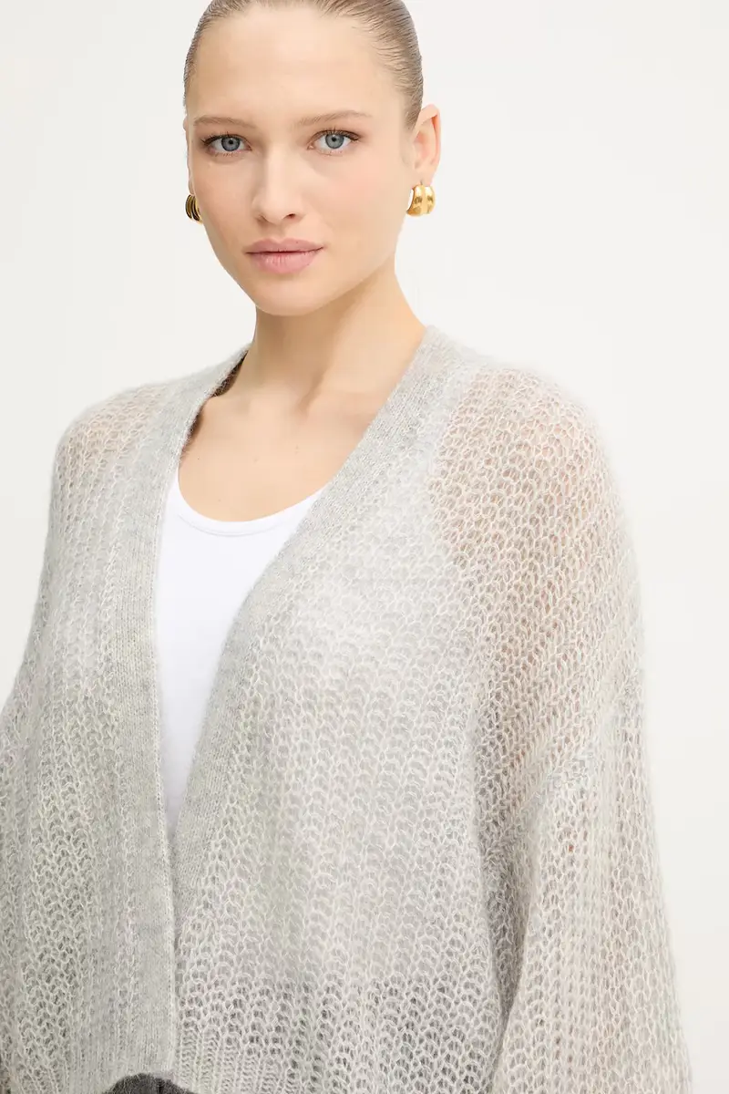 Boss Orange Cardigan Donna Beige 3609982 miniatura 4