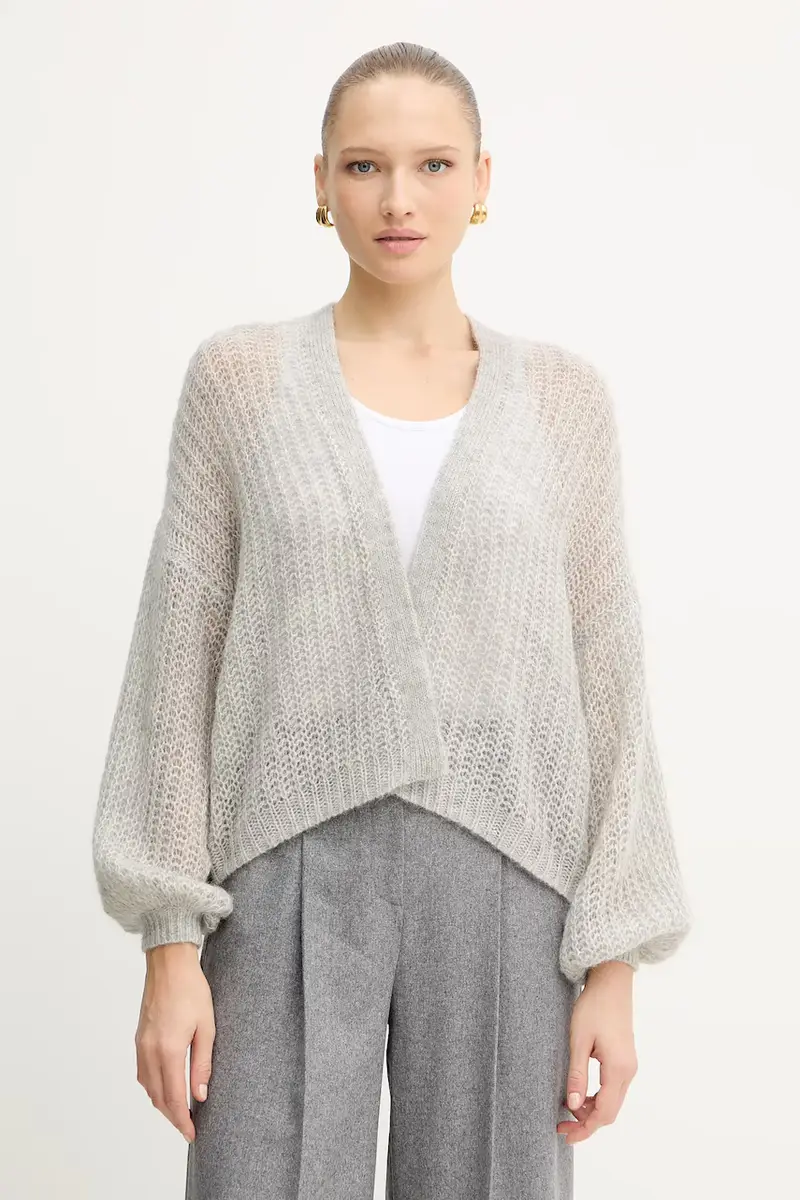 Boss Orange Cardigan Donna Grigio 3609982