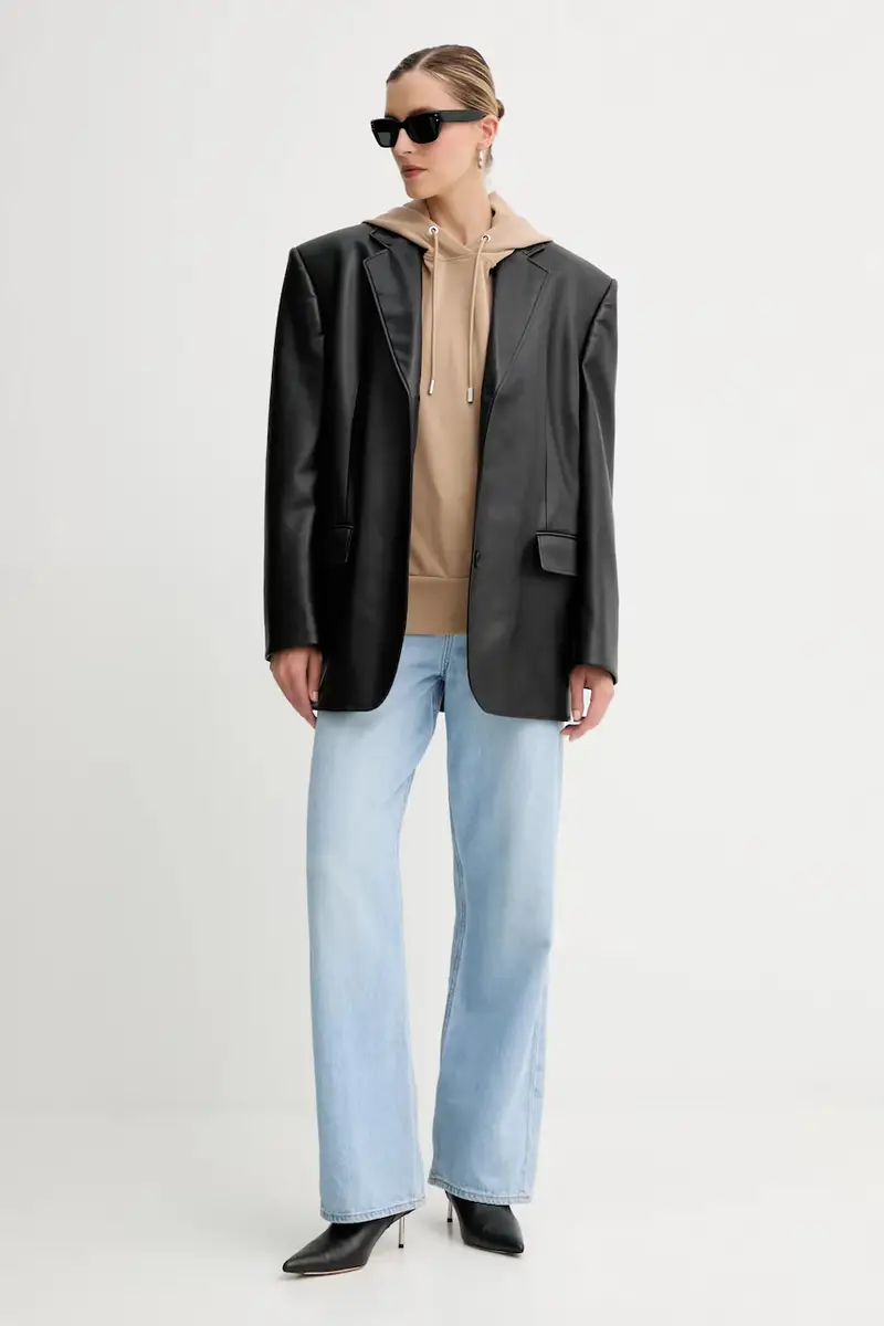 felpa donna colore beige con cappuccio 50551451 miniatura 2