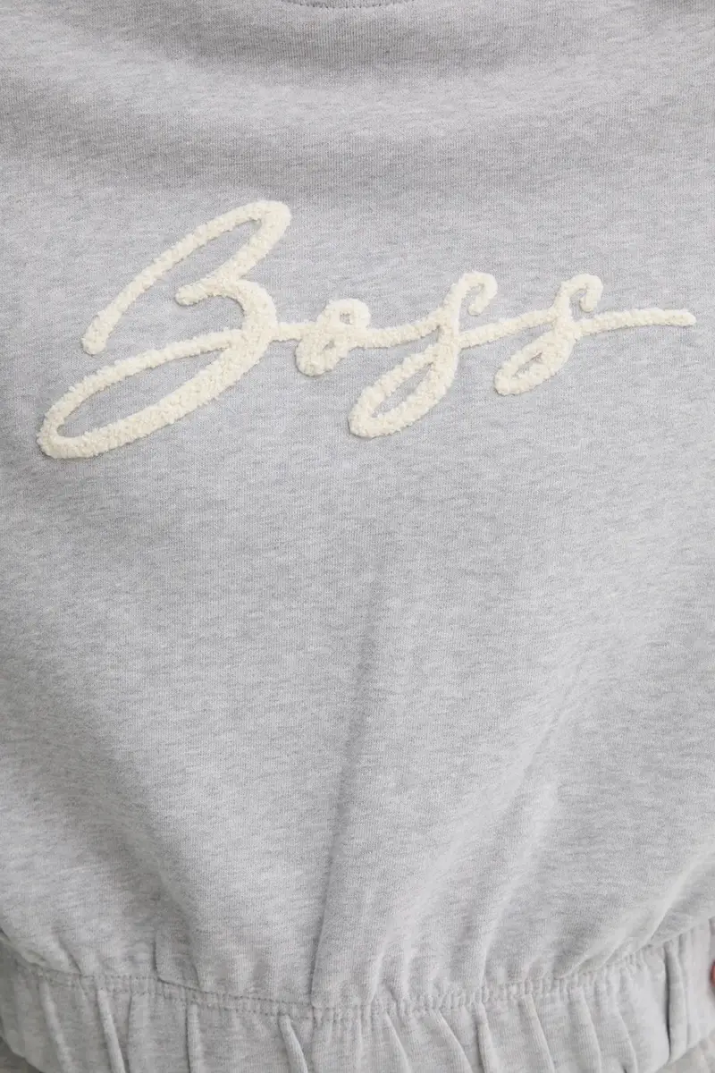 felpa in cotone donna colore grigio 50547796 miniatura 5