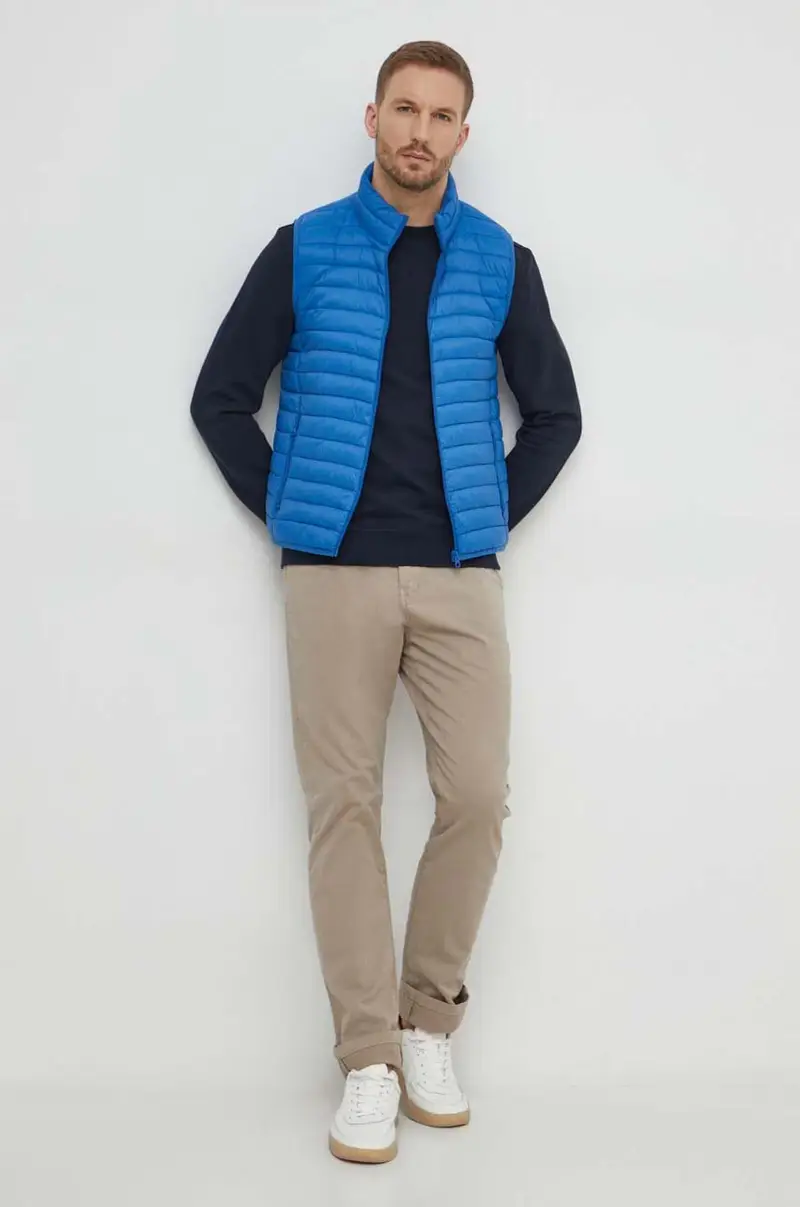 felpa in cotone uomo colore blu navy 50509323 miniatura 2