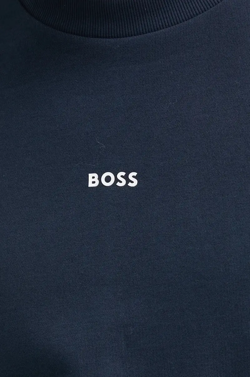 felpa in cotone uomo colore nero con cappuccio 50514541 Blu navy miniatura 5