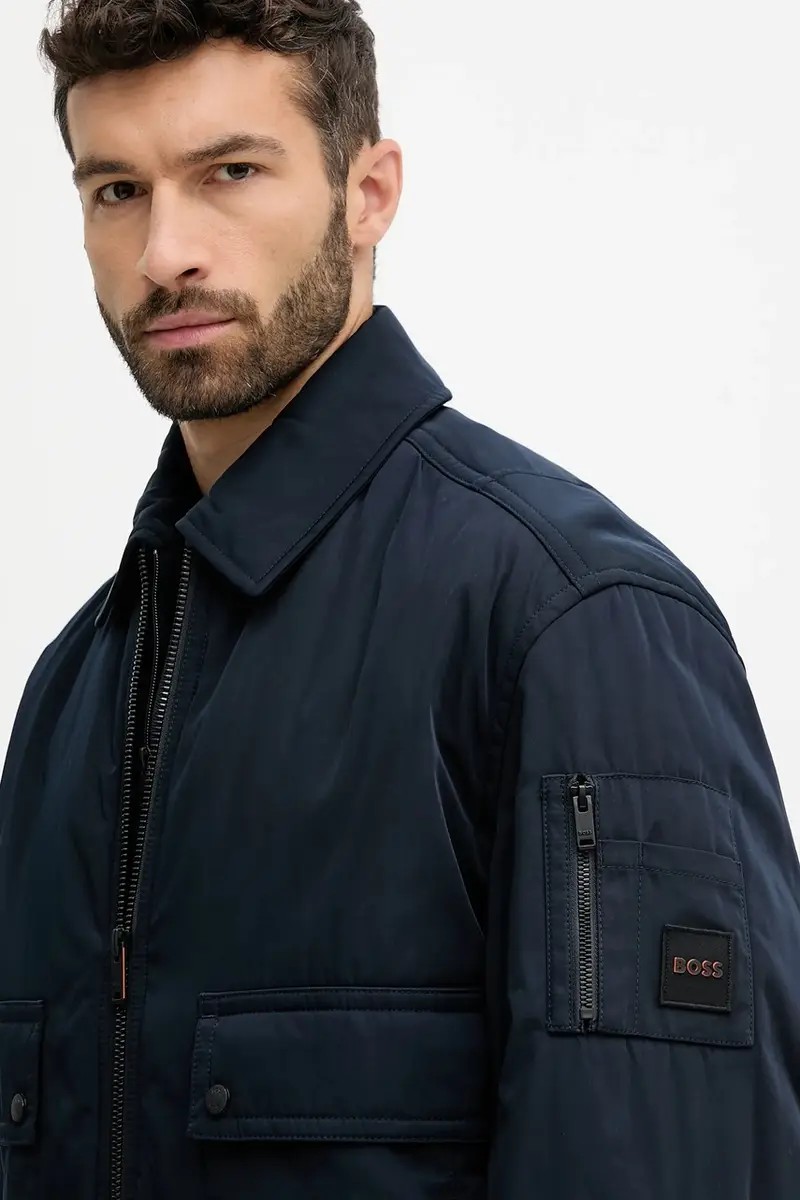 giacca bomber colore blu navy 50543492 miniatura 5