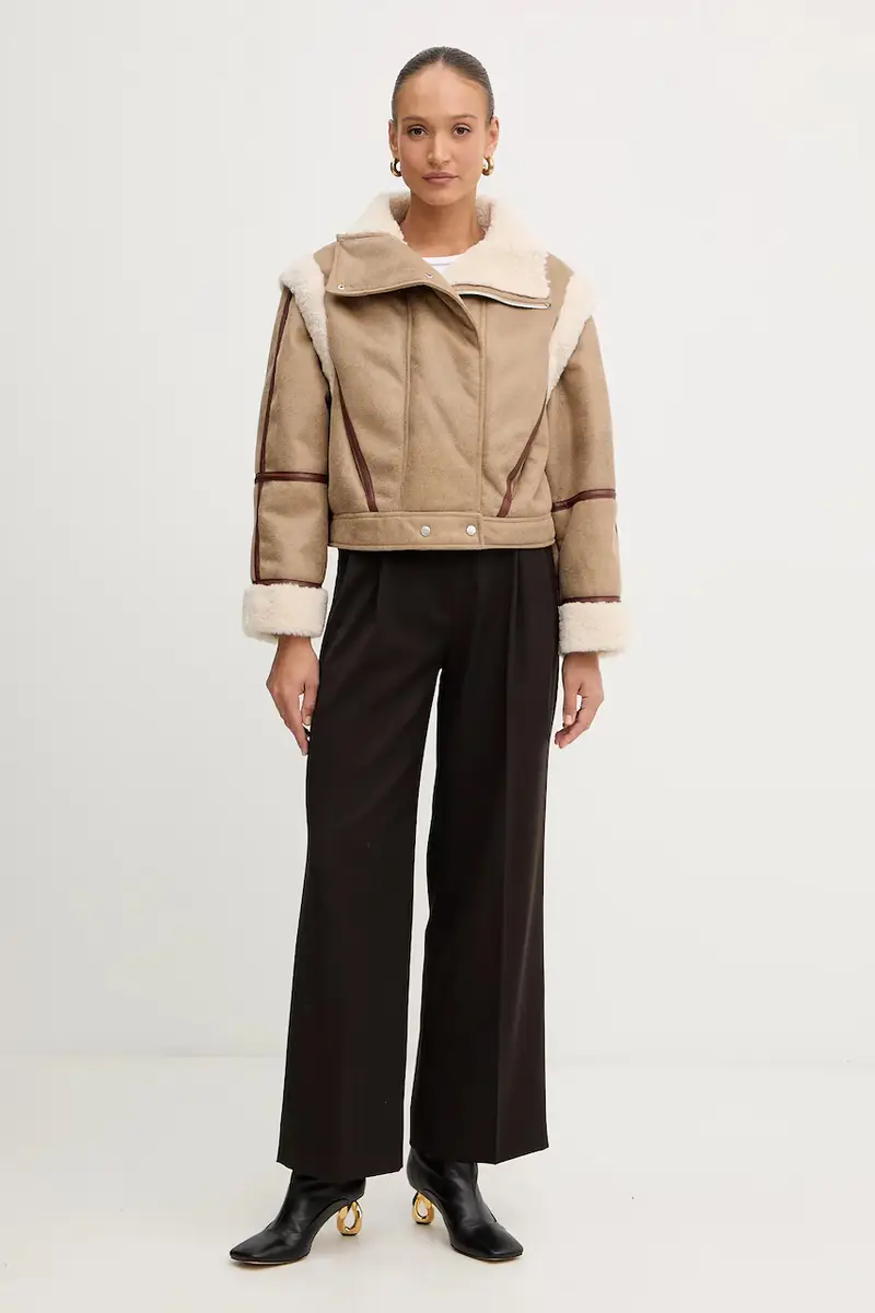 giacca C_Cheerlea Beige miniatura 2