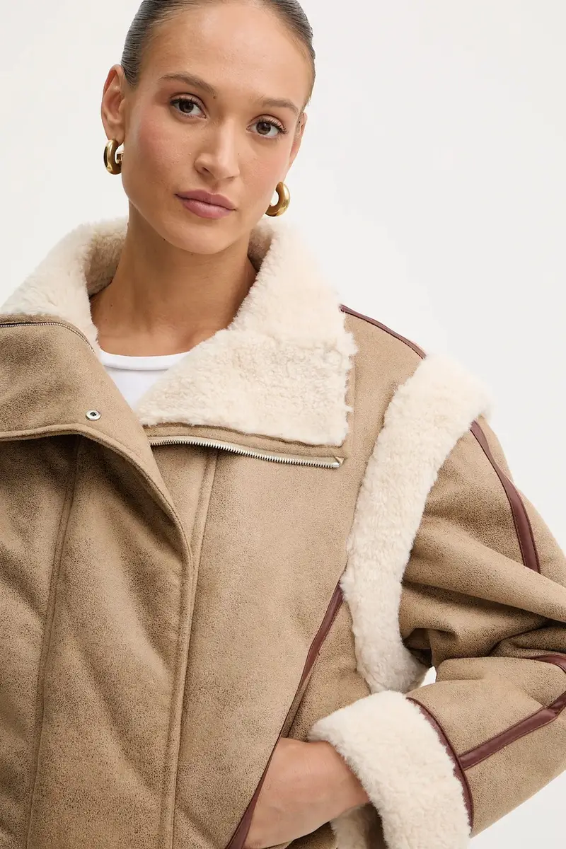 giacca C_Cheerlea Beige miniatura 4