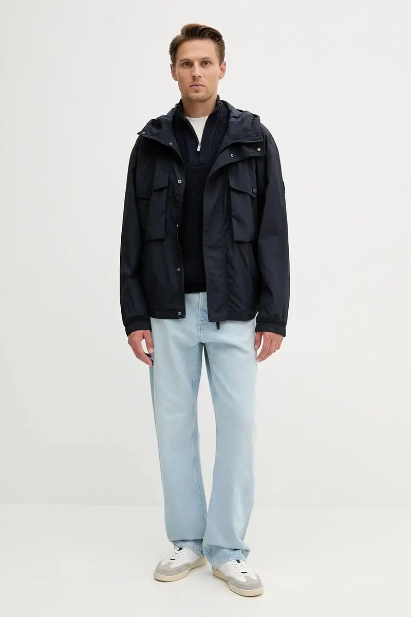 giacca colore blu navy 50543388 miniatura 2