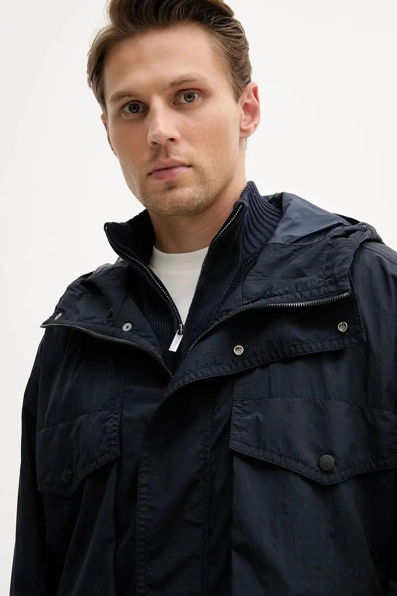 giacca colore blu navy 50543388 miniatura 4