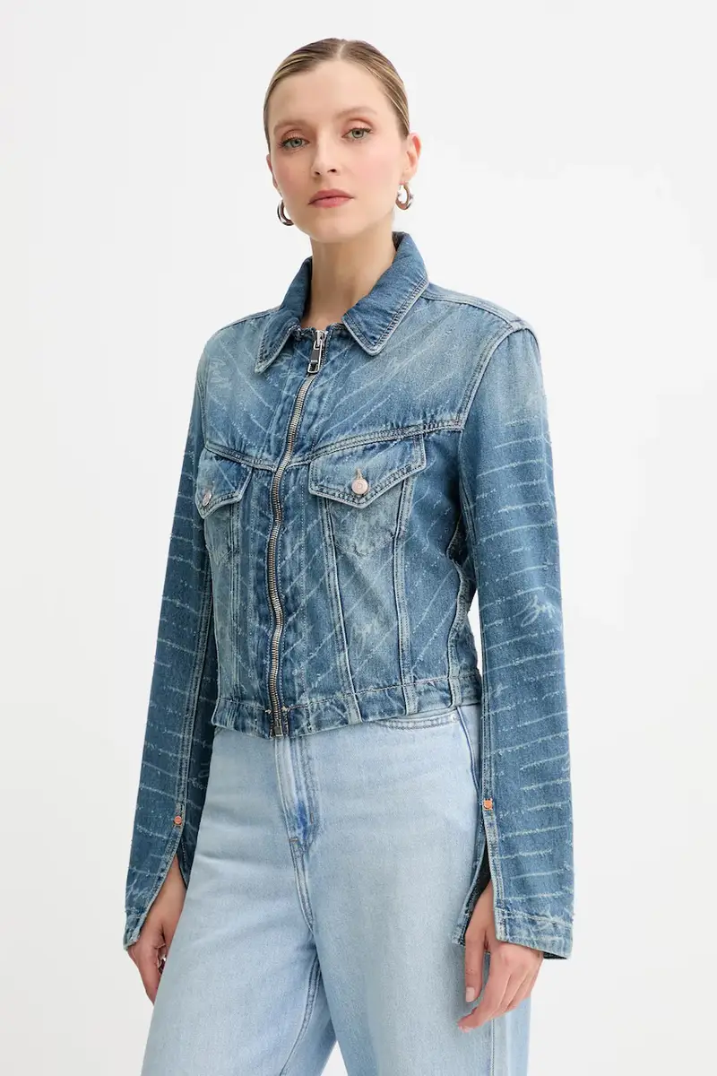 giacca di jeans colore blu 50542426