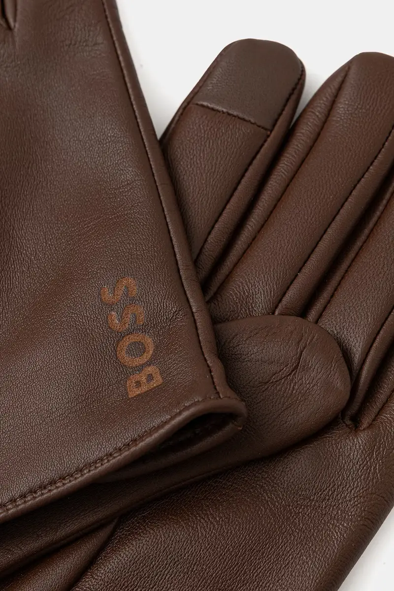 Boss Orange Guanti Uomo Marrone 3771442 miniatura 2