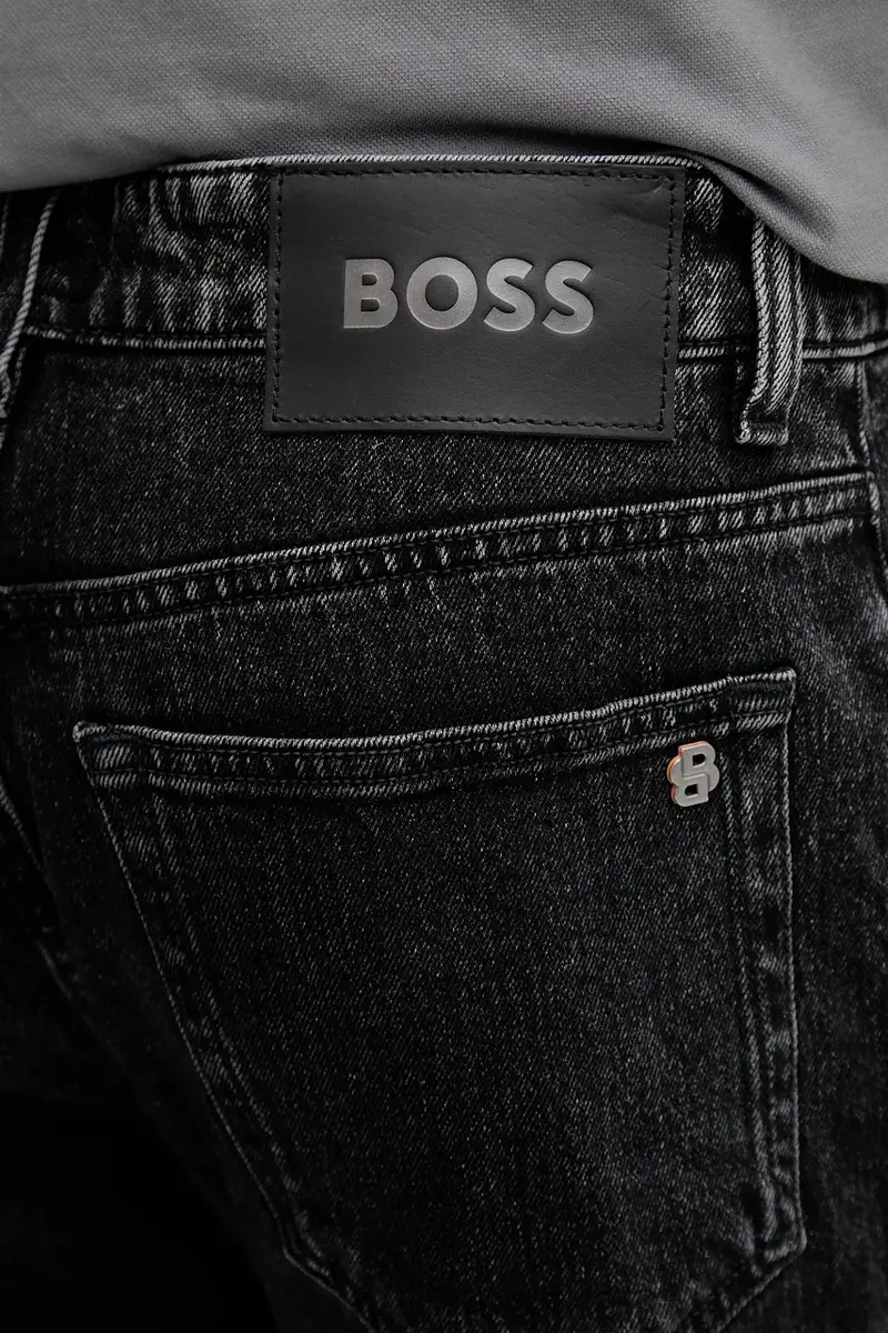 Boss Orange Jeans Uomo Nero 3648316 miniatura 4