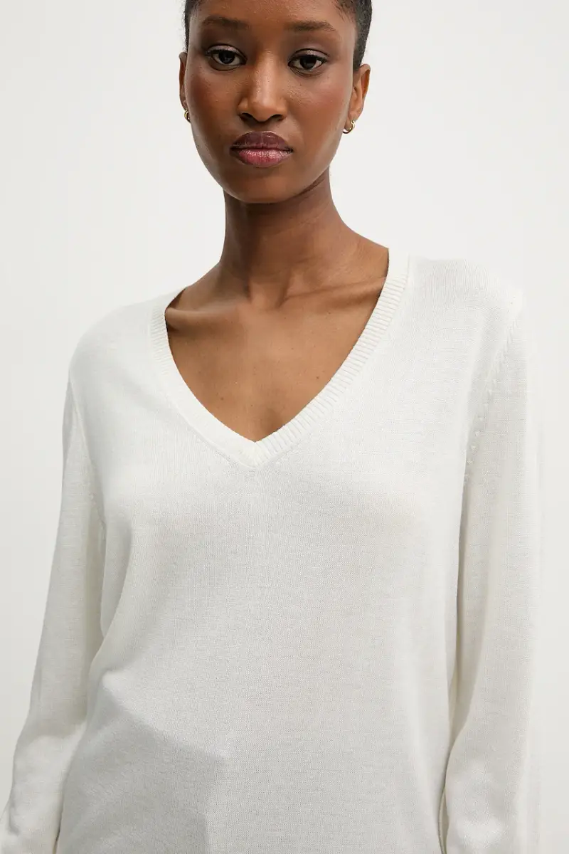 maglione C_Fiaffella donna colore beige 50543956 miniatura 4