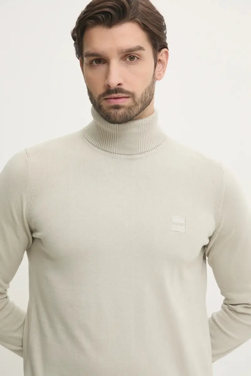 maglione con aggiunta di cachemire colore beige 50527573 miniatura 4