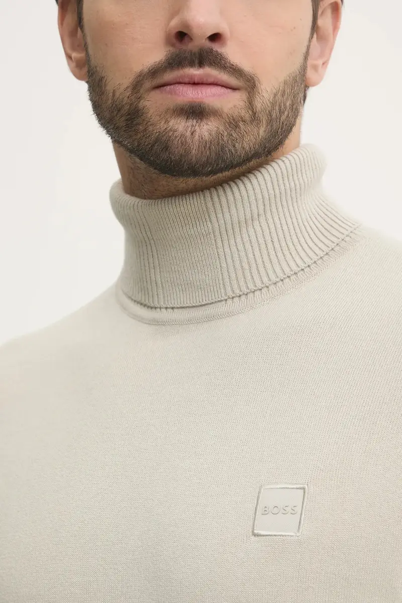 maglione con aggiunta di cachemire colore beige 50527573 miniatura 5