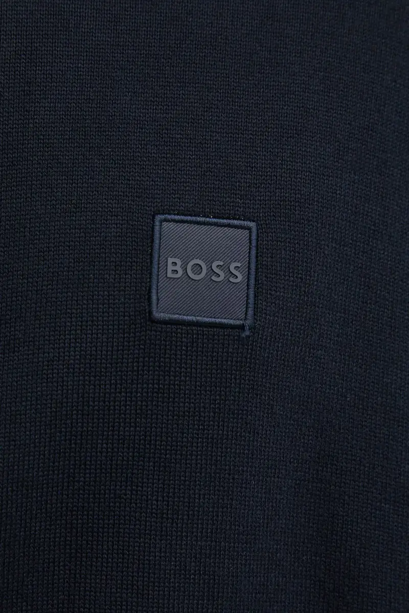 maglione con aggiunta di cachemire colore beige 50527573 Blu navy miniatura 4