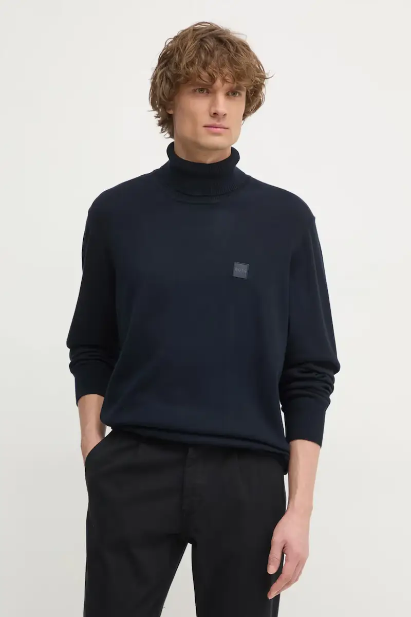 maglione con aggiunta di cachemire colore beige 50527573 Blu navy