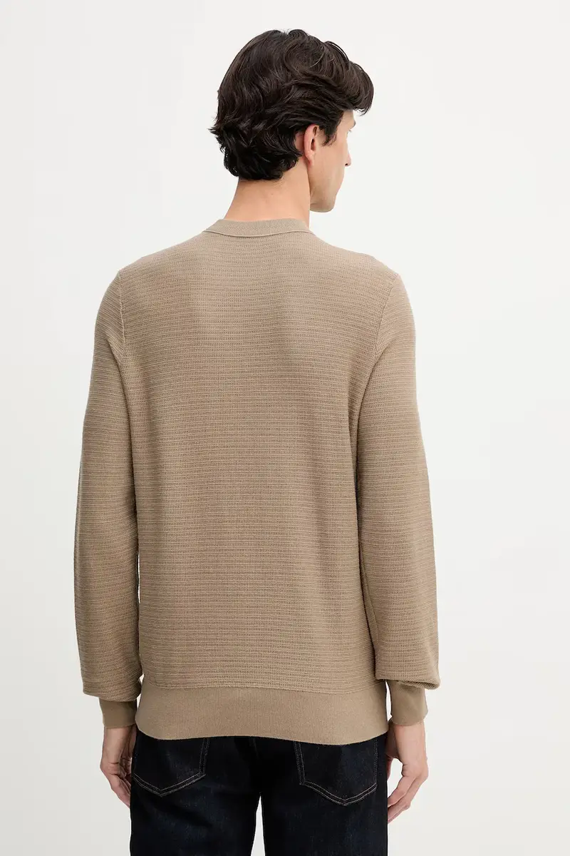 maglione con aggiunta di cachemire colore nero 50527584 Beige miniatura 3