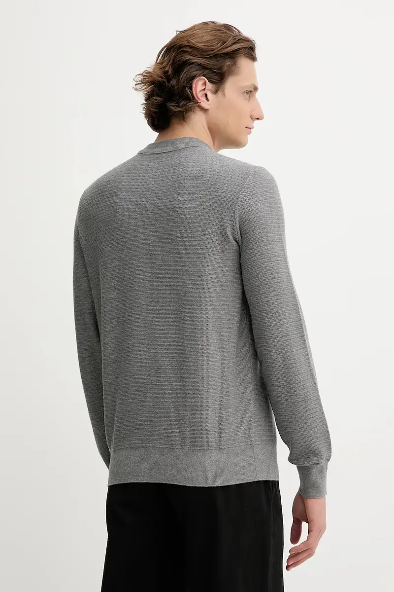 maglione con aggiunta di cachemire colore nero 50527584 Grigio miniatura 3
